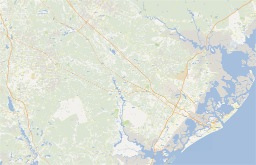 Vector map of Atlantic City, USA