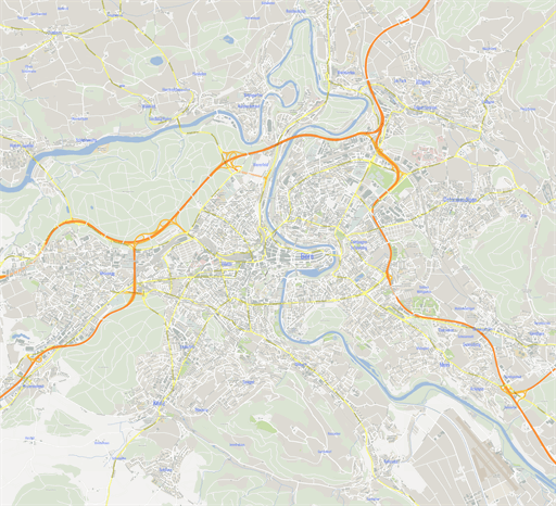 Illustrator map Bern Switzerland PDF