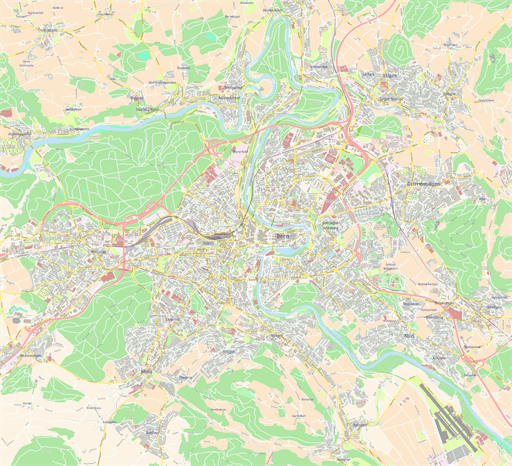 ScalableMaps: Vector maps of Bern (PDF, AI)