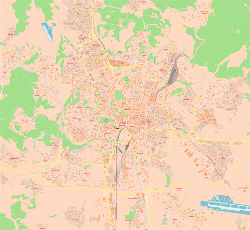 Pdf map Brno Czech Republic pdf