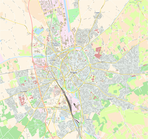 ScalableMaps: Vector maps of Bruges (PDF, AI)