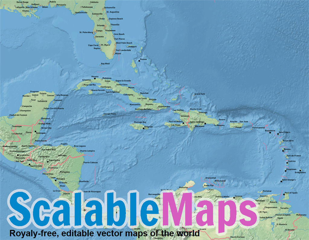 ScalableMaps: Vector Maps Of Nicaragua