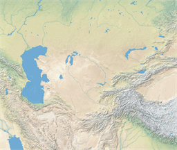 Vector map of Central Asia