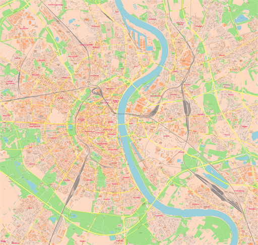 ScalableMaps: Vector maps of Cologne for Illustrator