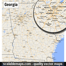 ScalableMaps: vector maps of Georgia