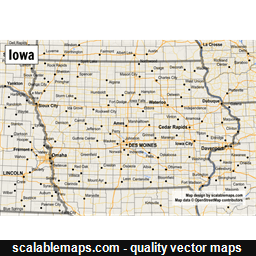 ScalableMaps: vector maps of Iowa