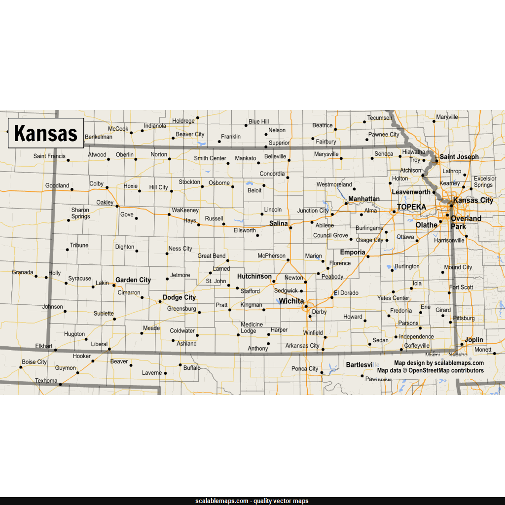 ScalableMaps: vector maps of Kansas