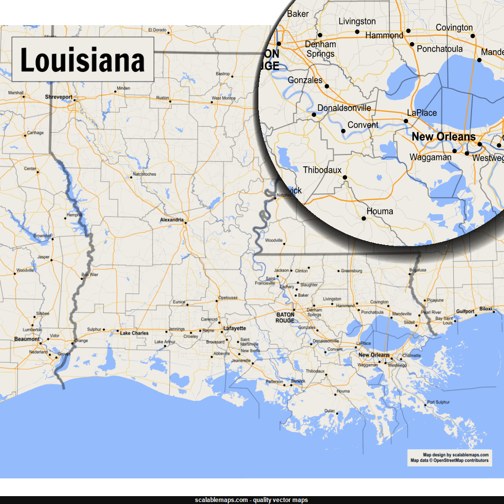 scalablemaps-vector-map-of-louisiana-gmap-smaller-scale-map-theme