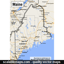 ScalableMaps: vector maps of Maine