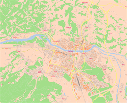 Vector map of Maribor, Slovenia