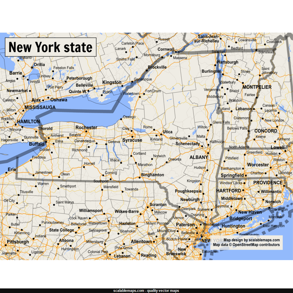 ScalableMaps: vector maps of New York (state)
