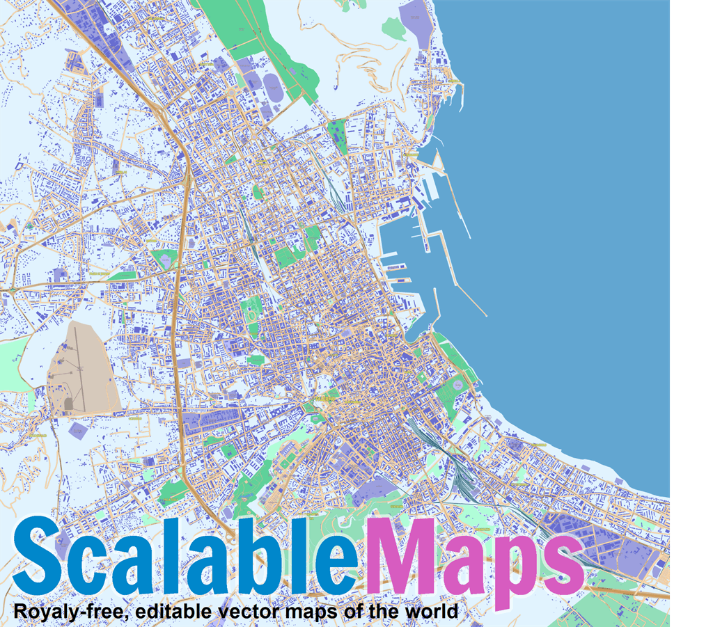 ScalableMaps vector maps of Palermo