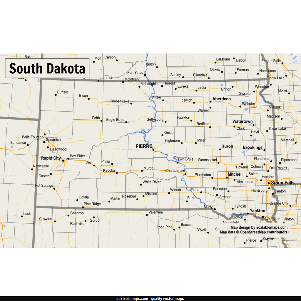 scalablemaps-vector-maps-of-south-dakota