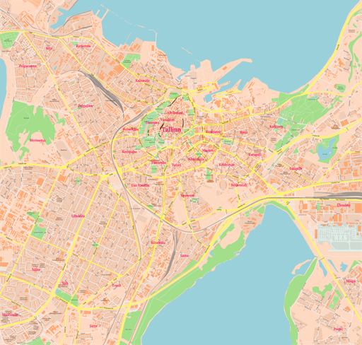 ScalableMaps: Vector maps of Tallinn (PDF, AI)