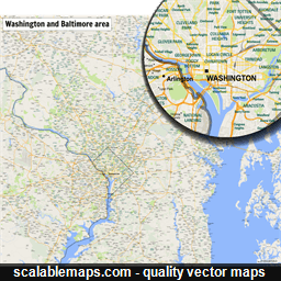 ScalableMaps: vector maps of Baltimore