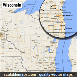 ScalableMaps: vector maps of Wisconsin