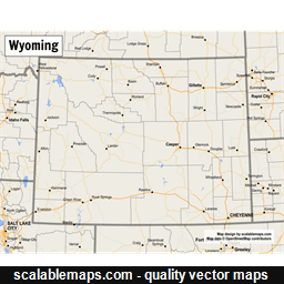 ScalableMaps: vector maps of Wyoming