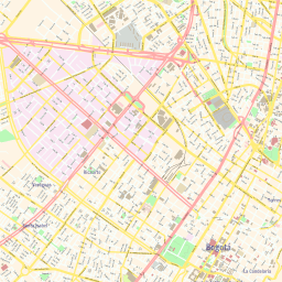 Scalablemaps Vector Map Of Bogota Center Colorful City Map Theme