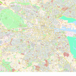 Free Vector Map Of Dublin Center Colorful City Map Theme